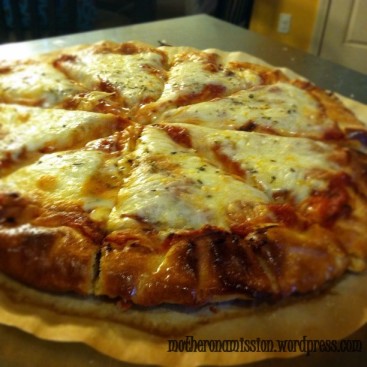Mother on a Mission: Homemade Pizza