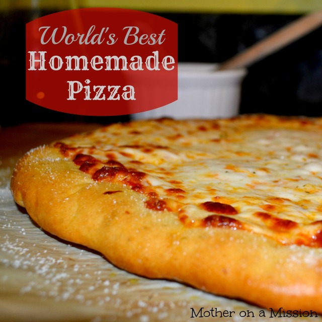 The world's best homemade pizza recipe and tutorial. Prepare to throw out those delivery menus; you'll never order from a restaurant again.
