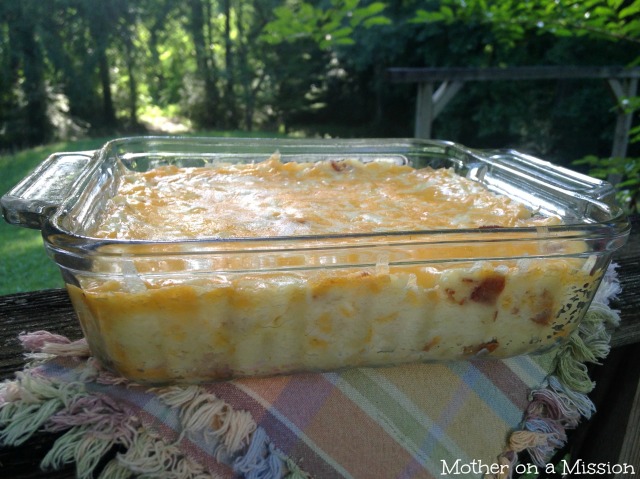 twice-baked potato casserole: my go-to always-a-hit holiday/potluck dish
